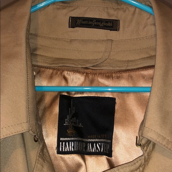 Harbor Master Raincoat Trench-coat, size 46 Long - Picture 2 of 5